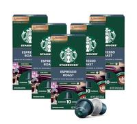 Starbucks Lot de 50 capsules Nespresso pour café torréfié