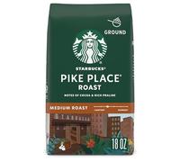 Starbucks Medium Roast Ground Coffee - Pike Place Roast - 100 % Arabica - 1 sac (18 oz)