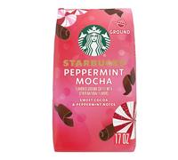STARBUCKS Moka à la menthe poivrée, 481 g, 1 pièce, café moulu et aromatisé