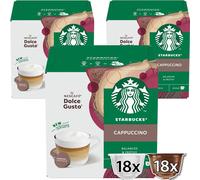 STARBUCKS NESCAFÉ DOLCE GUSTO CAPPUCCINO 3x12 gélules