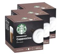 Starbucks Nescafé Dolce Gusto Cappuccino Lot de 3 boîtes de 12 Capsules de café Café crème