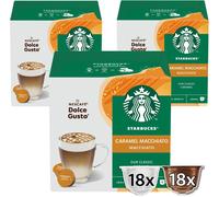 STARBUCKS NESCAFÉ DOLCE GUSTO CARAMEL MACCHIATO, 3x12 gélules