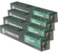 Starbucks Pike Place Roast Kaffee, 4er Set, Lungo, Medium Roast, Röstkaffee, Nespresso kompatibel, Kaffeekapseln, 40 Kapseln