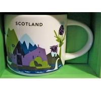 STARBUCKS Tasse à Boire Céramique Réutilisable 414 ml Violet Écosse, Vous êtes Ici Collection
