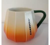 STARBUCKS Tasse citrouille Halloween 2025 édition limitée orange blanc citrouille 385 ml
