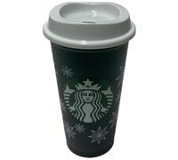 STARBUCKS Travel Winter Star Edition Tumbler Grand format Vert Changement de couleur 473 ml Réutilisable