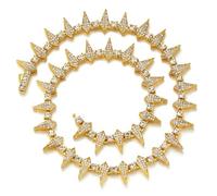 Starburst Parure de bijoux style hip-hop pour homme et femme, 18 inch/45 cm