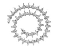 Starburst Parure de bijoux style hip-hop pour homme et femme, 18 inch/45 cm