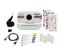 Lexibook, STARCAM Print HD, Appareil Photo avec imprimante instantanée, Fonctions Photo, vidéo, Selfie, Musique, Jeux, Kit de customisation et Carte SD 32Go Inclus, Blanc, DJ165