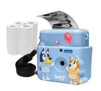 Lexibook Starcam® Print – Pack caméra-imprimante, carte SD, 4 rouleaux, protection 3D Bluey