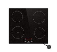 STARCHARTS Plaque à induction enfichable, puissance nominale 2,8 kW, plaque à induction 2 feux avec contrôle tactile, plaques électriques de 13 A, 9 niveaux de puissance de cuisson, sécurité enfant