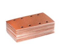 Starcke Jeu de papier de verre Starcke, 50 pièces, perforation 8 fois, grain : 100, (L x l : 185 x 93 mm) Quantité:50