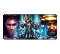 StarCraft Races Pro Tapis de souris de gaming XL 90 x 42 cm | Blizzard Sous licence, sous-main, trois factions, base antidérapante, tapis de clavier et de souris