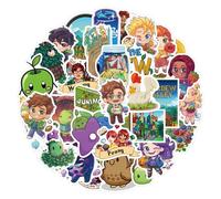 Stardew Valley Lot de 50 autocollants Cool Game autocollants en vinyle imperméables pour ordinateur portable, téléphone, skateboard, enfant et adolescents