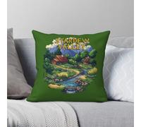 Stardew Valley Riverland Farm Taie d'oreiller Polyester Lin Velours Creative Zip Décoratif Chambre Housse de Coussin