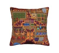 Stardew Valley Riverside Farm Housse de coussin confortable pour canapé Décoration de la maison Taies d'oreiller fantaisie