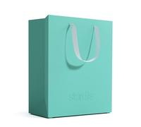 stardis binbox Corbeille à papier design, rectangulaire, élégante, avec poignées de transport, pour bureau, en plastique, turquoise