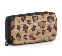 stardis Trousse de toilette à coque rigide pour femmes et hommes - Trousse de toilette en vol - Trousse de beauté imperméable pour femmes, hommes, enfants, Lions, 24 x 8 x 12 cm, trousse de toilette