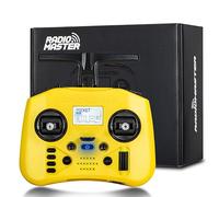 STARDRONE Radiomaster Pocket Hall Gimbal EdgeTX Émetteur Télécommande Portable Léger Lumière LED Intégrée Antenne Pliable (Jaune)