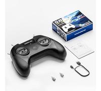 STARDRONE Télécommande Simulateur de Vol Drone S8-8 Canaux pour Jeux FPV Drone, Compatible avec les Systèmes & Plateformes Populaires Pilotes Débutants et Profe (Noir)