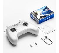 STARDRONE Télécommande Simulateur de Vol Drone S8-8 Canaux pour Jeux FPV Drone, Compatible avec les Systèmes & Plateformes Populaires Pilotes Débutants et Profe (Blanc)