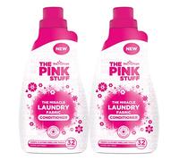 Stardrops The Pink Stuff 82379 Lot de 2 flacons d'adoucissant liquide The Miracle Laundry Rhubarbe 907 ml 0,9 kg