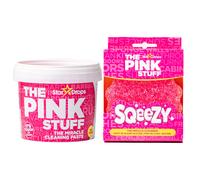 Stardrops - The Pink Stuff Miracle Cleaning Paste & Sqeezy Scrubber Sponge Bundle - Nettoyer sans usine tout usage pour les salles de bains de cu