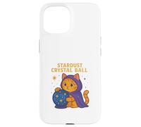 Stardust Boule de Cristal Chat Mystique Coque pour iPhone 15