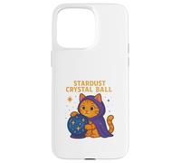 Stardust Boule de Cristal Chat Mystique Coque pour iPhone 15 Pro Max