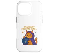 Stardust Boule de Cristal Chat Mystique Coque pour iPhone 16 Pro