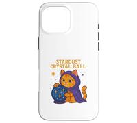 Stardust Boule de Cristal Chat Mystique Coque pour iPhone 16 Pro Max
