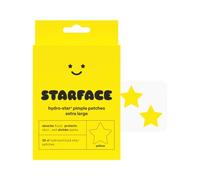 Starface XL Big Star, patchs hydrocolloïdes absorbents et anti-rougeurs, forme d'étoile, soins végétaliens et sans cruauté