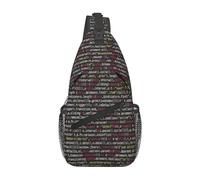 Starfish Coastal Wool Sac à bandoulière pour homme et femme, Code de programmation du programmateur, Taille unique, Rétro
