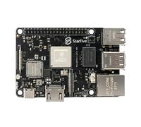 StarFive VisionFive 2 Lite Carte Dev 4-Core RISC-V 2 Go de RAM, 4K HDMI, PCIe 2.0, Wi-Fi 6/BT5.4, Gigabit Ethernet, GPIO 40 broches, Linux SBC à faible coût pour IoT/Edge (8 Go + 64 Go, avec WiFi
