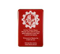Starforged Adeptus Mechanicus STC Broche magnétique pour réfrigérateur Warhammer 40000, One Size, Métal non précieux, Pas de gemme