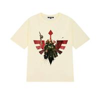 Starforged Angron Daemon Primarch Khorne Warhammer 40K Chaos Space Marines T-shirt Vêtements, crème, XX-Large