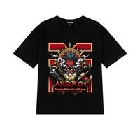 Starforged Angron Daemon Primarch Khorne Warhammer 40K Chaos Space Marines T-shirt Vêtements, noir foncé, XX-Large