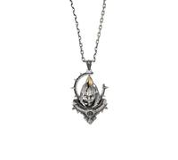 Starforged Collier en argent avec pendentif Warhammer 40 K Adepta Sororitas Artificer Reliquia Sororitas Cadeau Warhammer Accessoires de mode - Chaîne en argent doré