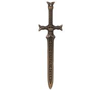 Starforged Warhammer 40000 Black Templars Champion Empereur Porte-clés Homme Black Sword, bronze, taille unique
