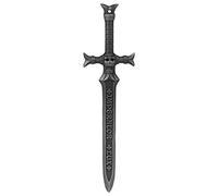 Starforged Warhammer 40000 Black Templars Emperor's Champion Porte-clés pour homme Épée noire, Argenté, taille unique