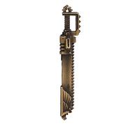 Starforged Warhammer 40000 Master Crafted & Chaos Spacemarine Chainsword 40K Porte-clés, marron, taille unique