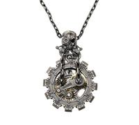 Starforged Warhammer 40K Adeptus Mechanicus Phylactery of the Pious Collier pour homme Accessoires de bijoux, Argent sterling, Pas de gemme