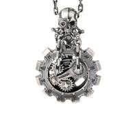 Starforged Warhammer 40K Adeptus Mechanicus Phylactery of the Pious Collier pour homme Accessoires de bijoux, Argent sterling, Pas de gemme
