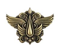 Starforged Warhammer 40K Chapter Icon Grey Knight Death Watch Space Wolves Pin's Accessoires pour homme Anges sanguins, Acier allié, Pas de gemme