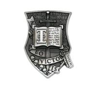 Starforged Warhammer 40K Chapter Icon Grey Knight Death Watch Space Wolves Pin's Accessoires pour homme, Acier allié, Pas de gemme