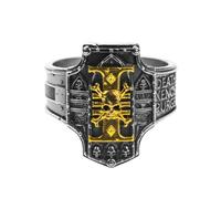 Starforged Warhammer 40K Creed of Ordo Xenos Deathwatch Bague en argent Accessoires Bijoux, Métal, Aucune pierre précieuse