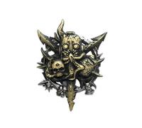 Starforged Warhammer 40K Lords of the Immaterium The Chaos Gods Mark of Ruinous Powers Pin's Badge pour homme Accessoires de bijoux, Acier allié, Pas de gemme