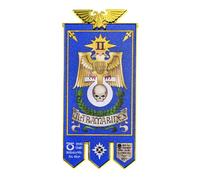 Starforged Warhammer 40K Space Marines 2 Ultramarines Second Company Aimant de réfrigérateur Drapeau militaire Autre