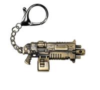 Starforged Warhammer 40K Space Marines Boltgun Porte-clés Space Marine 2 armes pendentif, Bronzn, Small