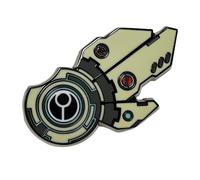 Starforged Warhammer 40K T'au Empire Riptide Shield Generator Broche pour homme, Acier allié Zinc, Pas de gemme